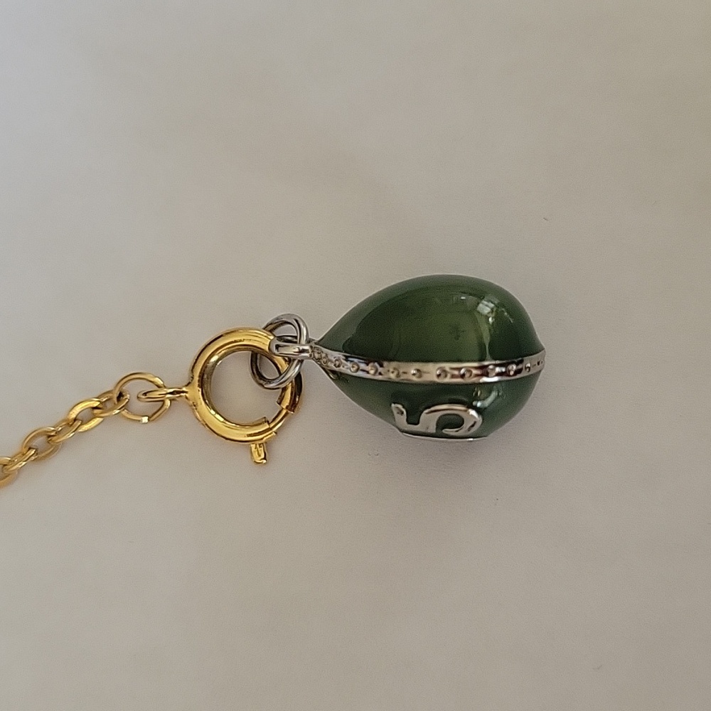 VTG Joan Rivers Classic Collection Fabergé 1995 Enameled Egg Charm
